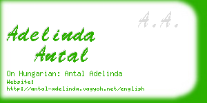 adelinda antal business card